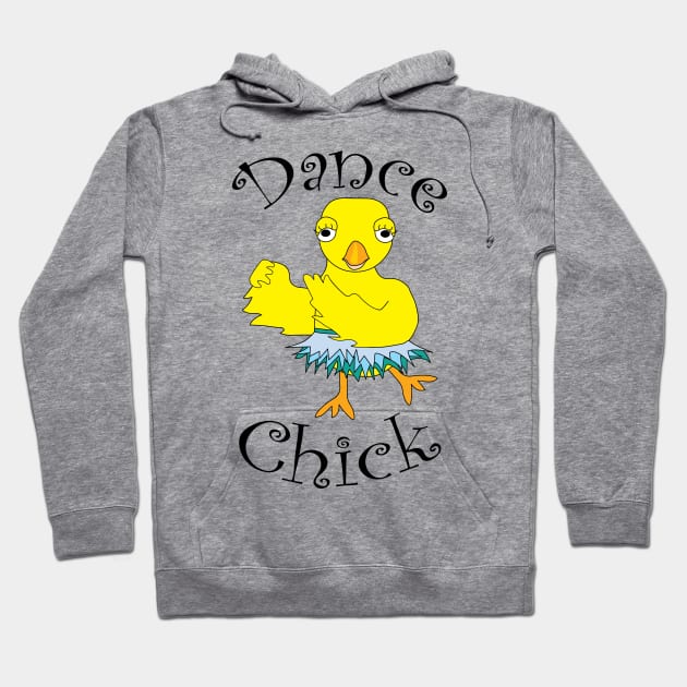 Dance Chick Text Hoodie by Barthol Graphics